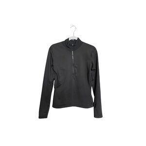 Nike Pro Hyperwarm Quarter Zip Crisscross Open-back Pullover, Size L